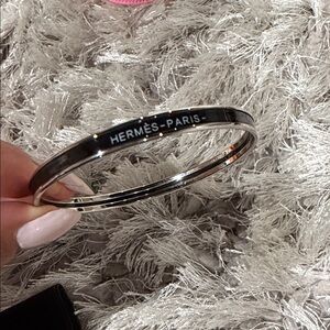 Hermes Black Bangle
